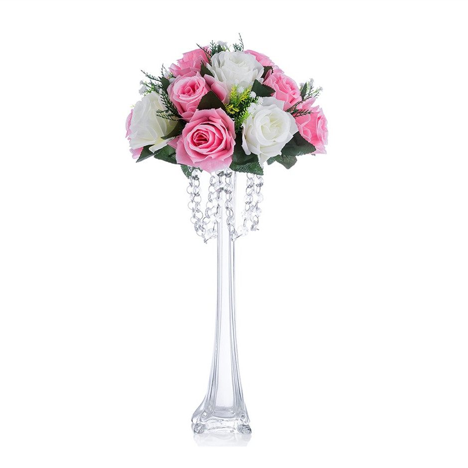 20" Eiffel Tower Wedding Glass Vases For Wedding Banquet Event 12 PCS 